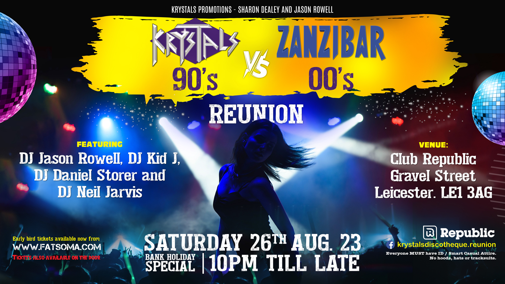 Krystals vs Zanzibar – Bank Holiday Weekend Special!