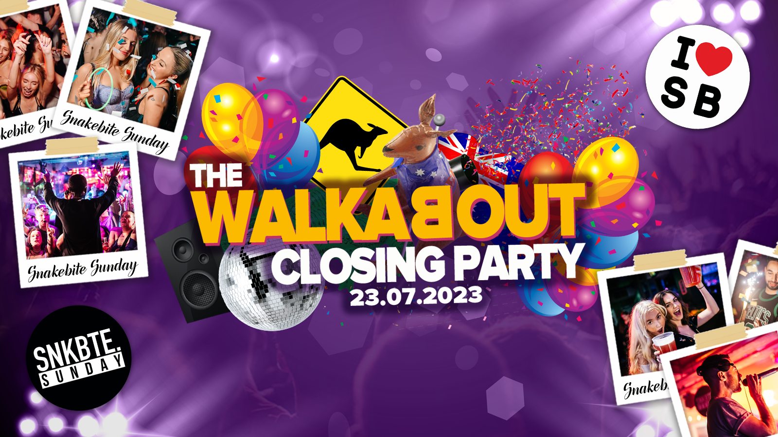 Snakebite Sundays @Walkabout // The Closing Party!