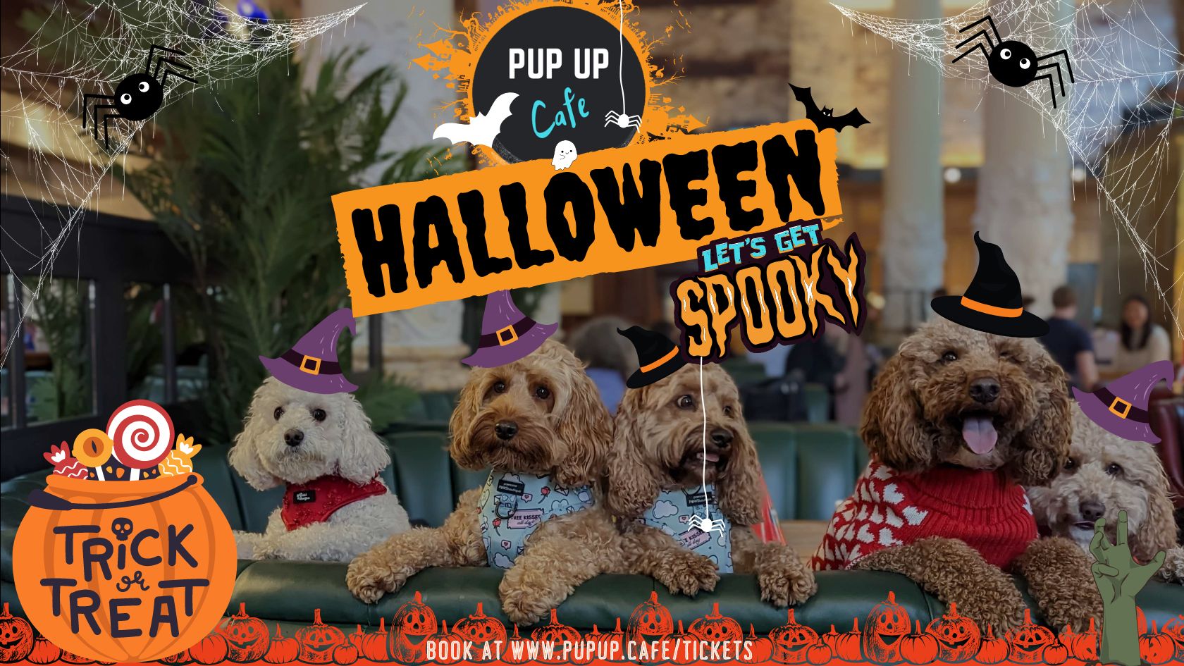 Doodle Pup Up Cafe – London | HALLOWEEN! 🎃