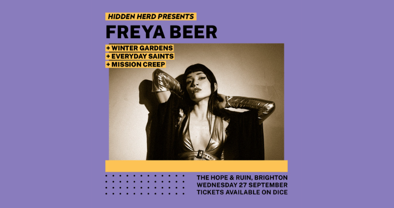 Hidden Herd Presents: Freya Beer + Winter Gardens + Everyday Saints + Mission Creep