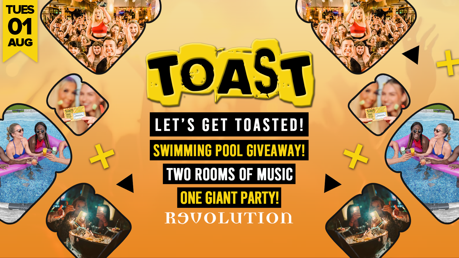 Toast • Swimming Pool Giveaway • Revolution