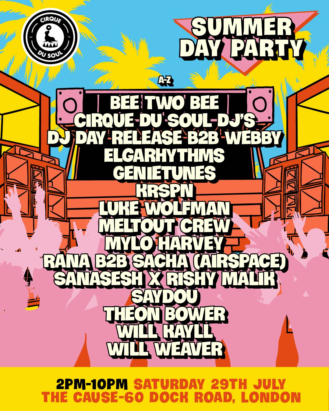 LAST 200 TICKETS - Cirque Du Soul: London // Summer Day Party at 60 ...