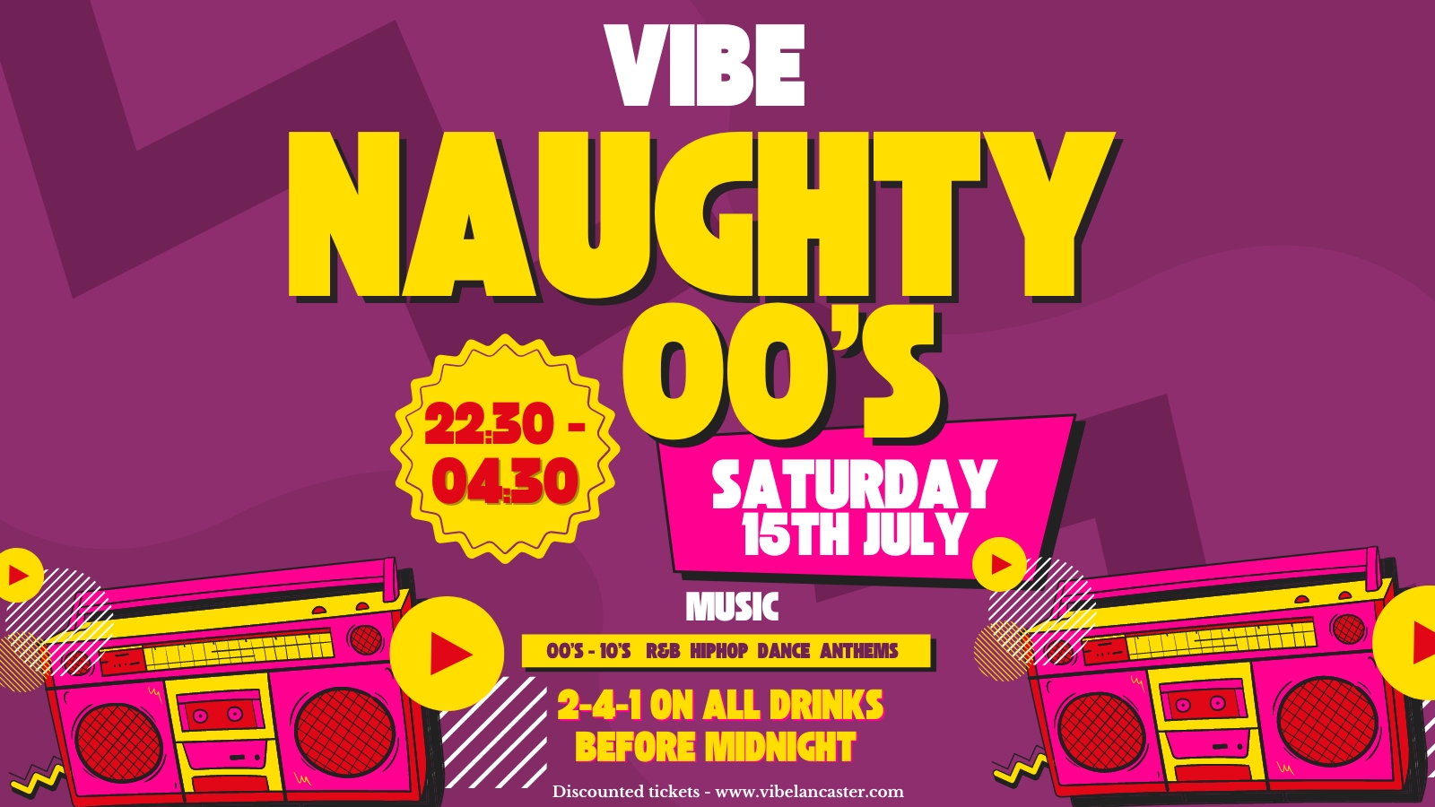 Naughty 00’s Saturday