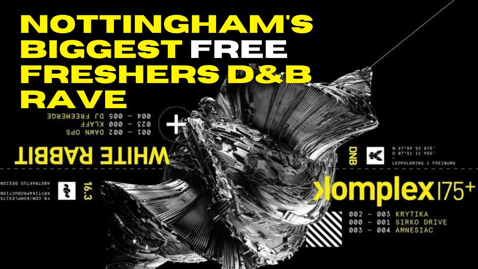 Nottinghams Biggest FREE DnB Rave! FRESHERS 2023 LIMITED FREE