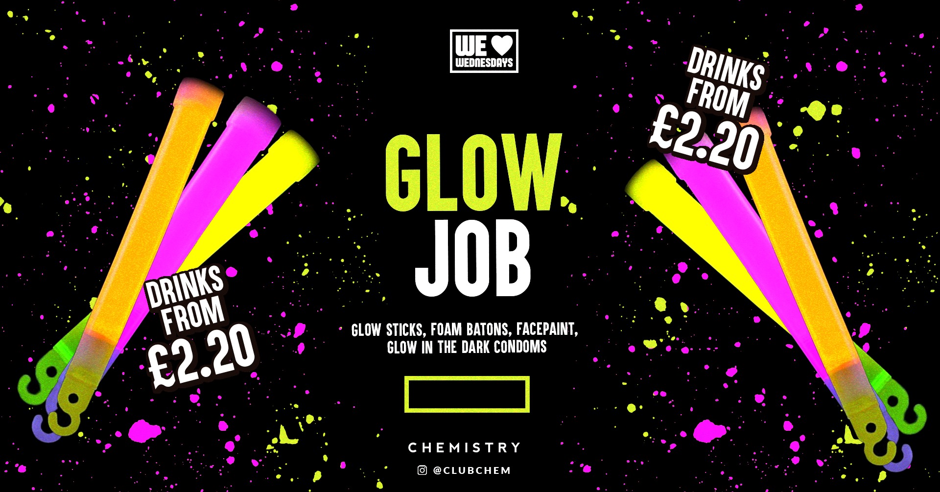 Glow Job ✨ £2.20 Drinks | 3am Close