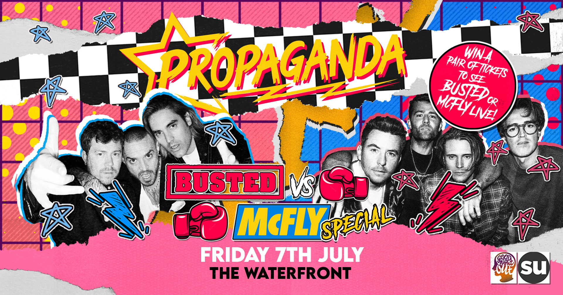 This Friday ! Propaganda Norwich – Busted Vs McFly Special! Plus win gig tickets!