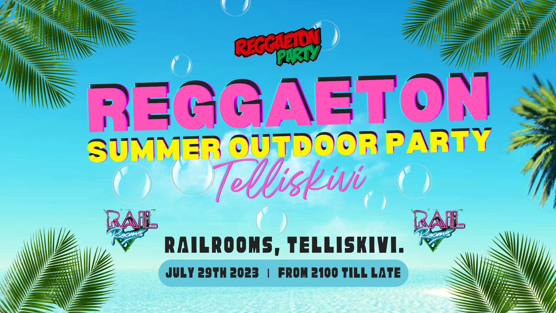 Reggaeton Summer Outdoor Party (Tallinn) Telliskivi Takeover!