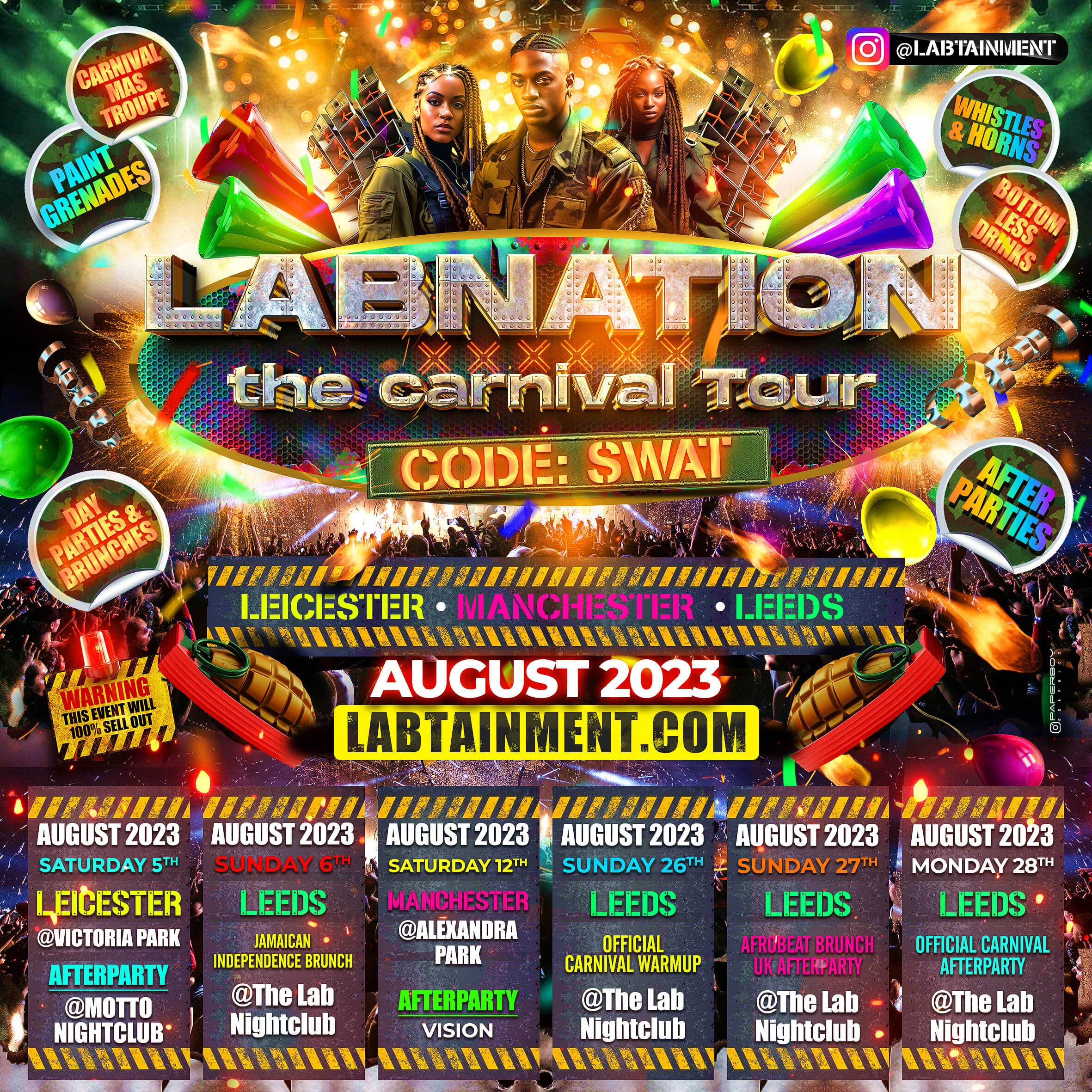 LABNATION: CODE SWAT LEICESTER