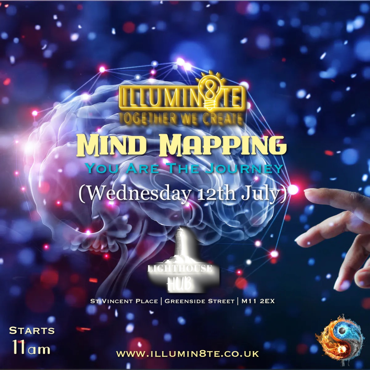 Illumin8te | Mind Mapping  (Wednesday 12th July ) @ The Lighthouse Mcr 2PM