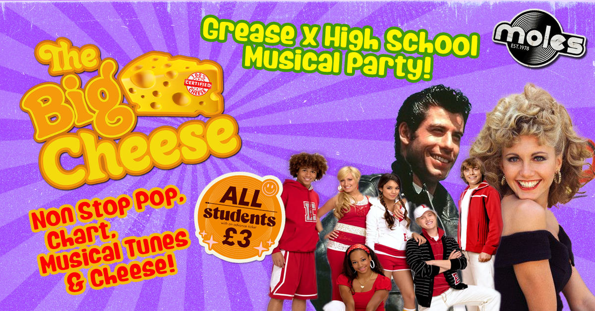 The Big Cheese Grease x High School Musical Musicals Party! at