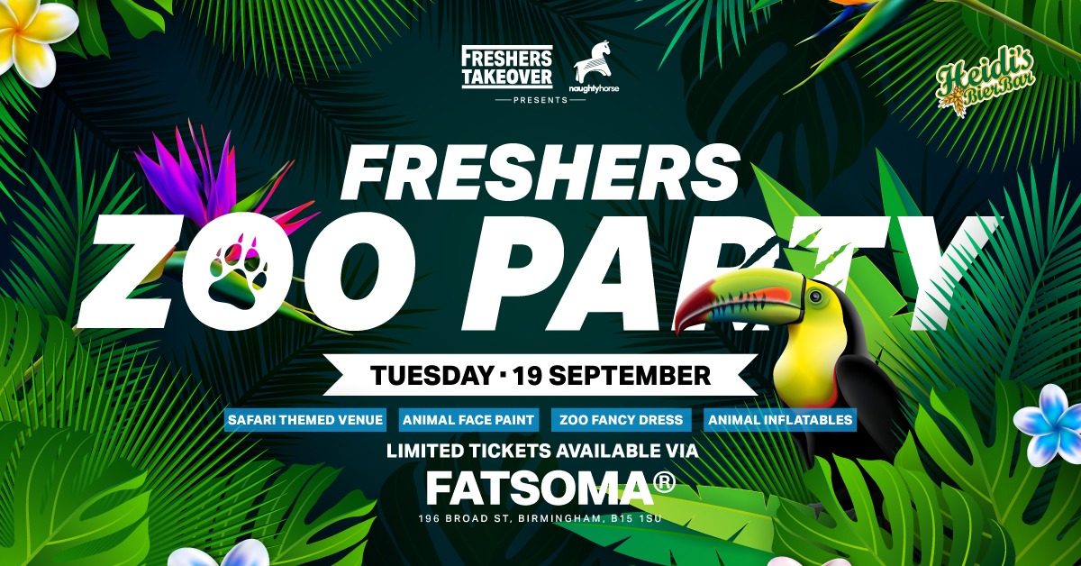 Birmingham Freshers Zoo Party | Heidi’s