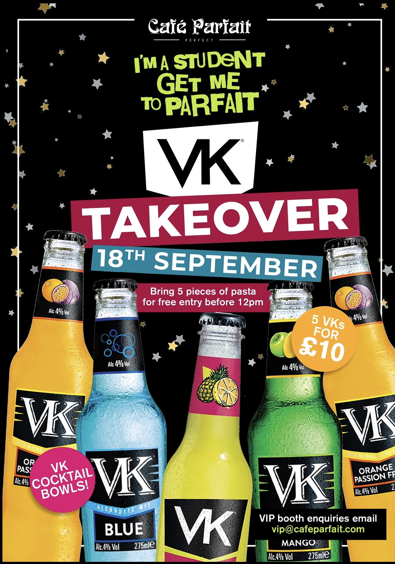 I’m a student get me to parfait: VK Takeover