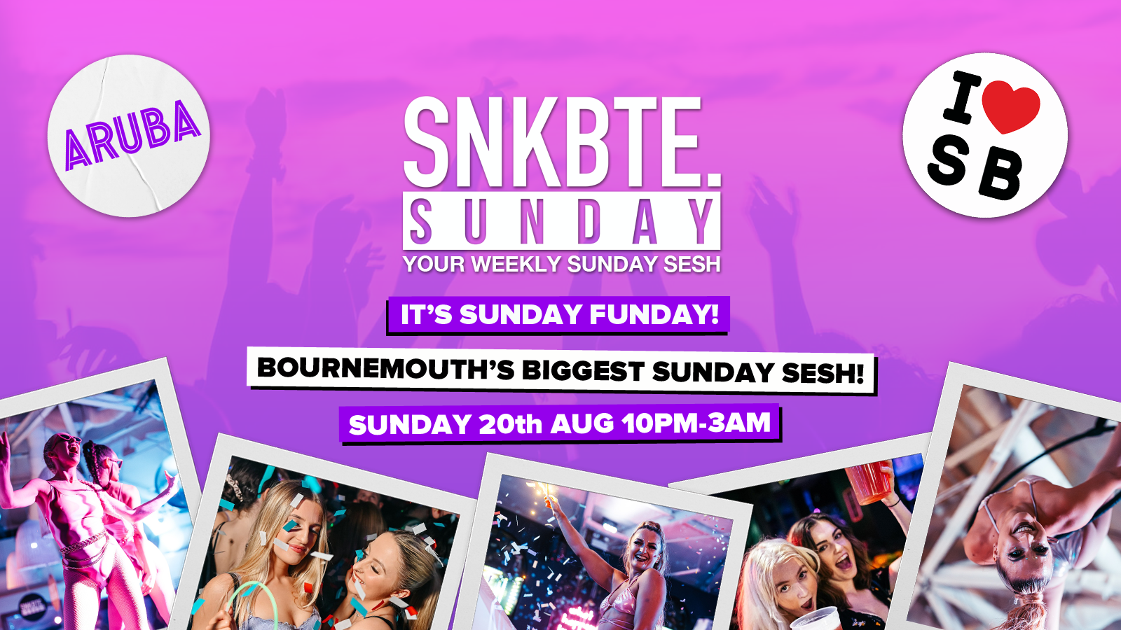 Snakebite Sundays @Aruba // It’s Sunday Funday!