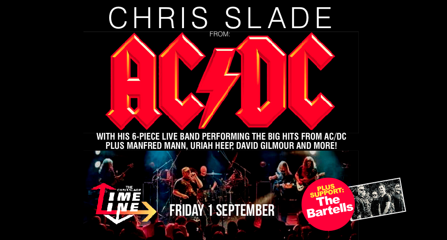 AC/DC’s Chris Slade presents the THE CHRIS SLADE TIMELINE – live in concert