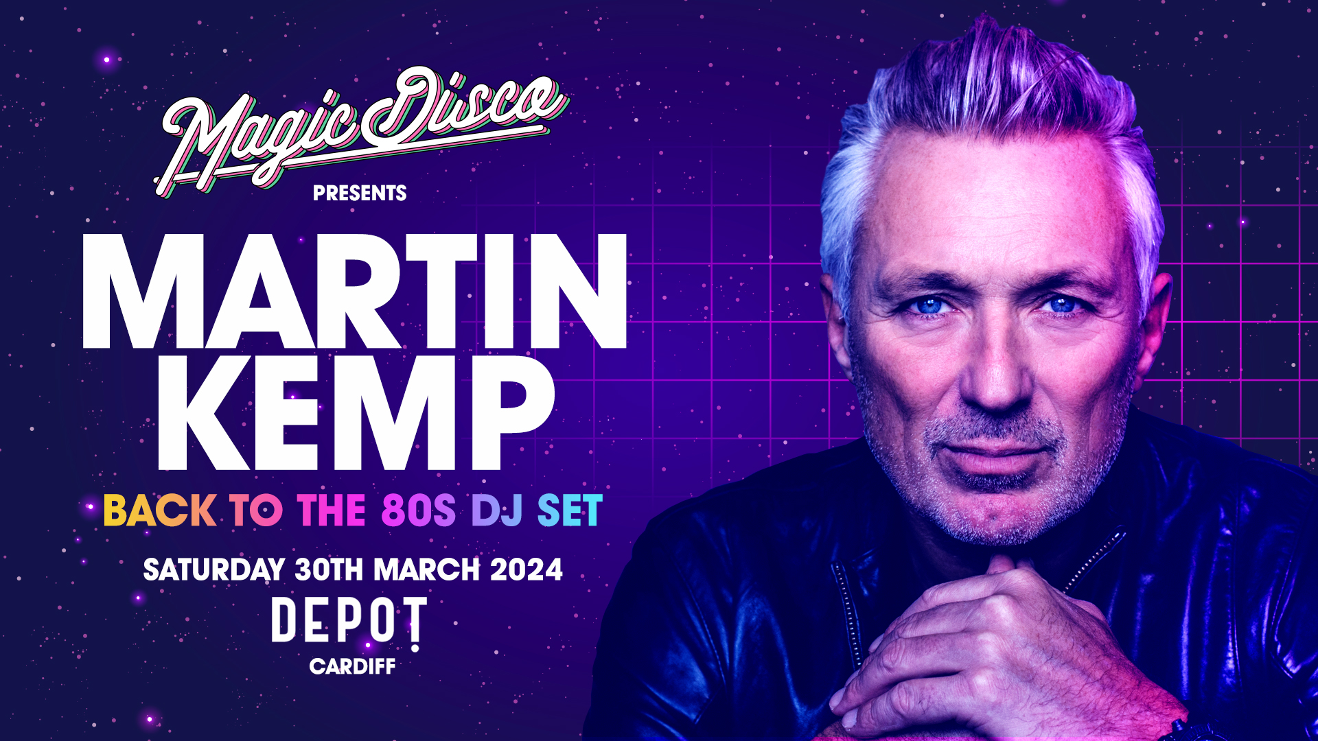 Martin Kemp Live DJ set – Back to the 80’s – Cardiff