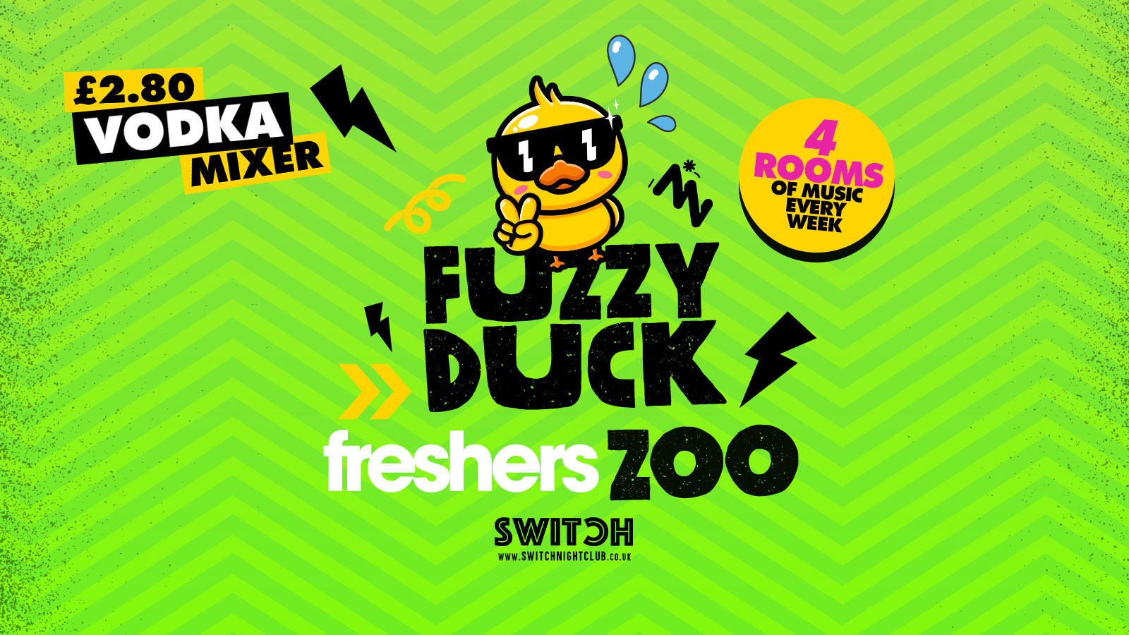 Fuzzy Duck | Freshers Zoo | Official Student Social Wednesday