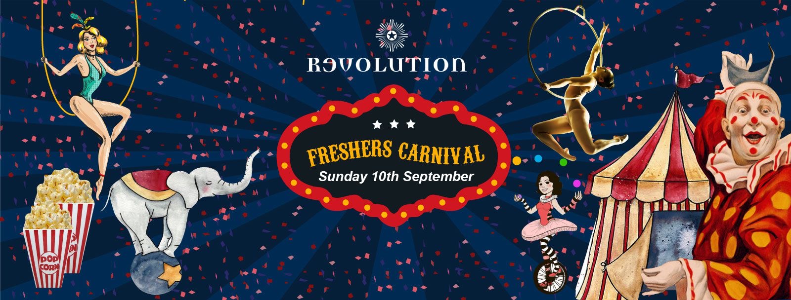 The Freshers Carnival – Revolution Deansgate Locks