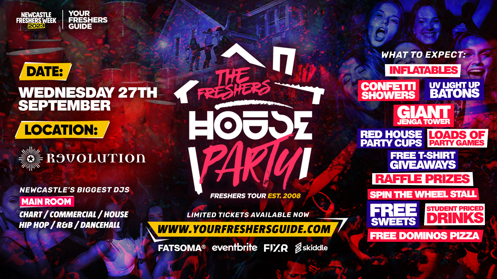 The Project X Freshers House Party | Newcastle Freshers 2023 – £3 Tickets ⚠️