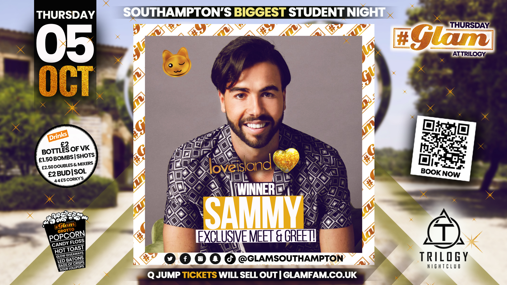 Glam Southampton – Sammy Root | Love Island Winner Exclusive Meet & Greet