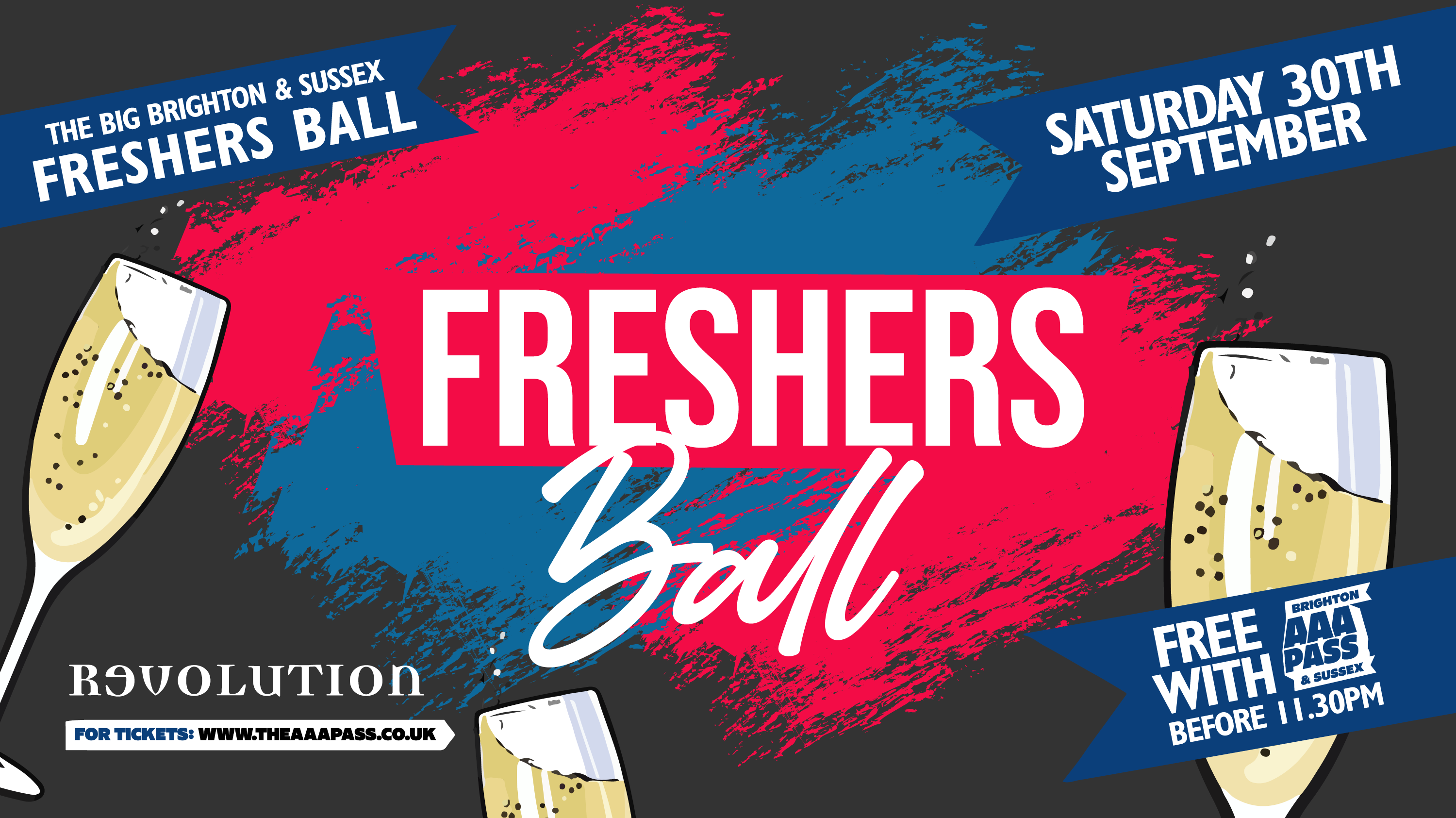 The Big Brighton & Sussex Freshers Ball 2023 | FREE With AAA Pass