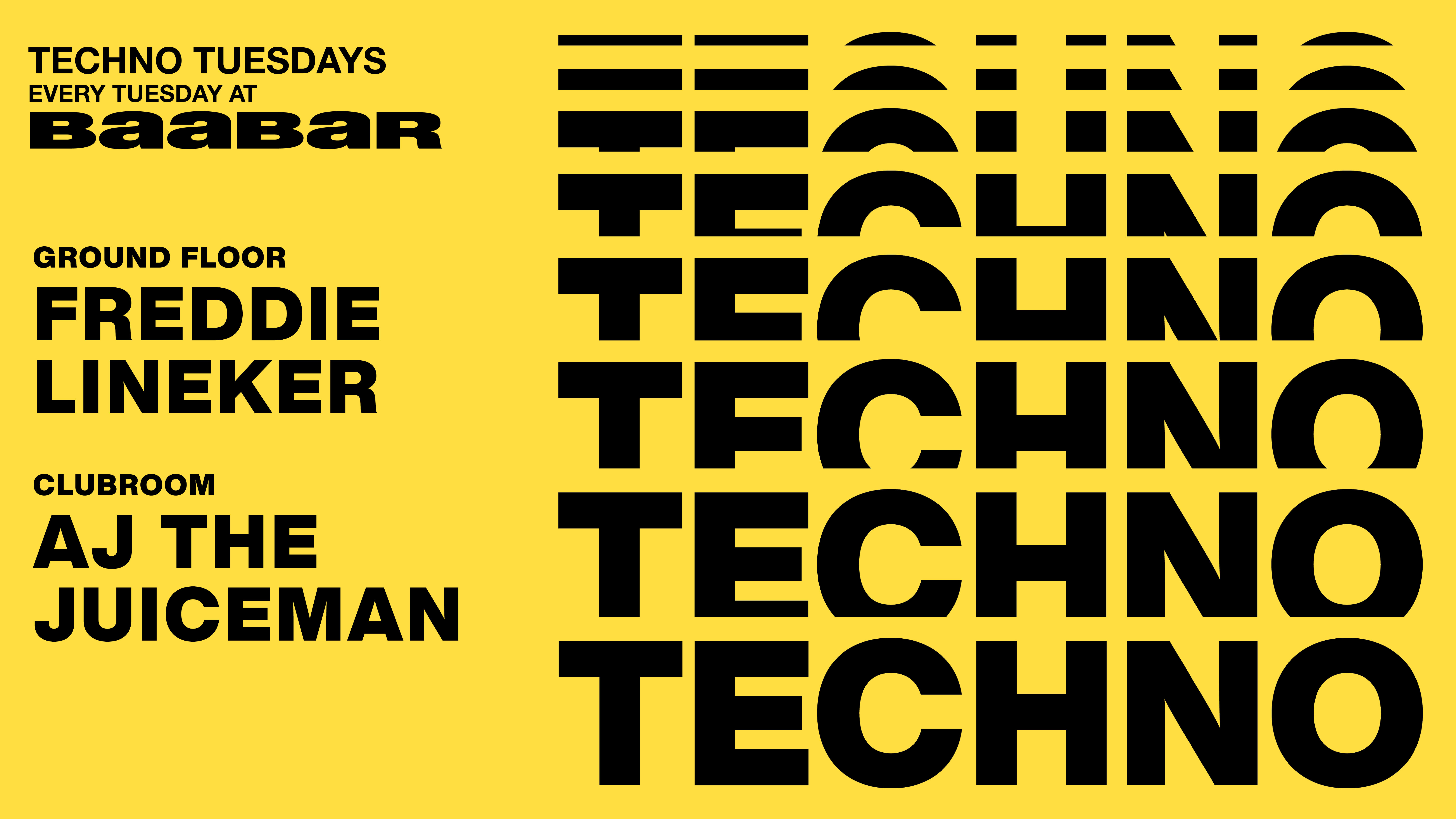 Techno Tuesdays @ Baa Bar