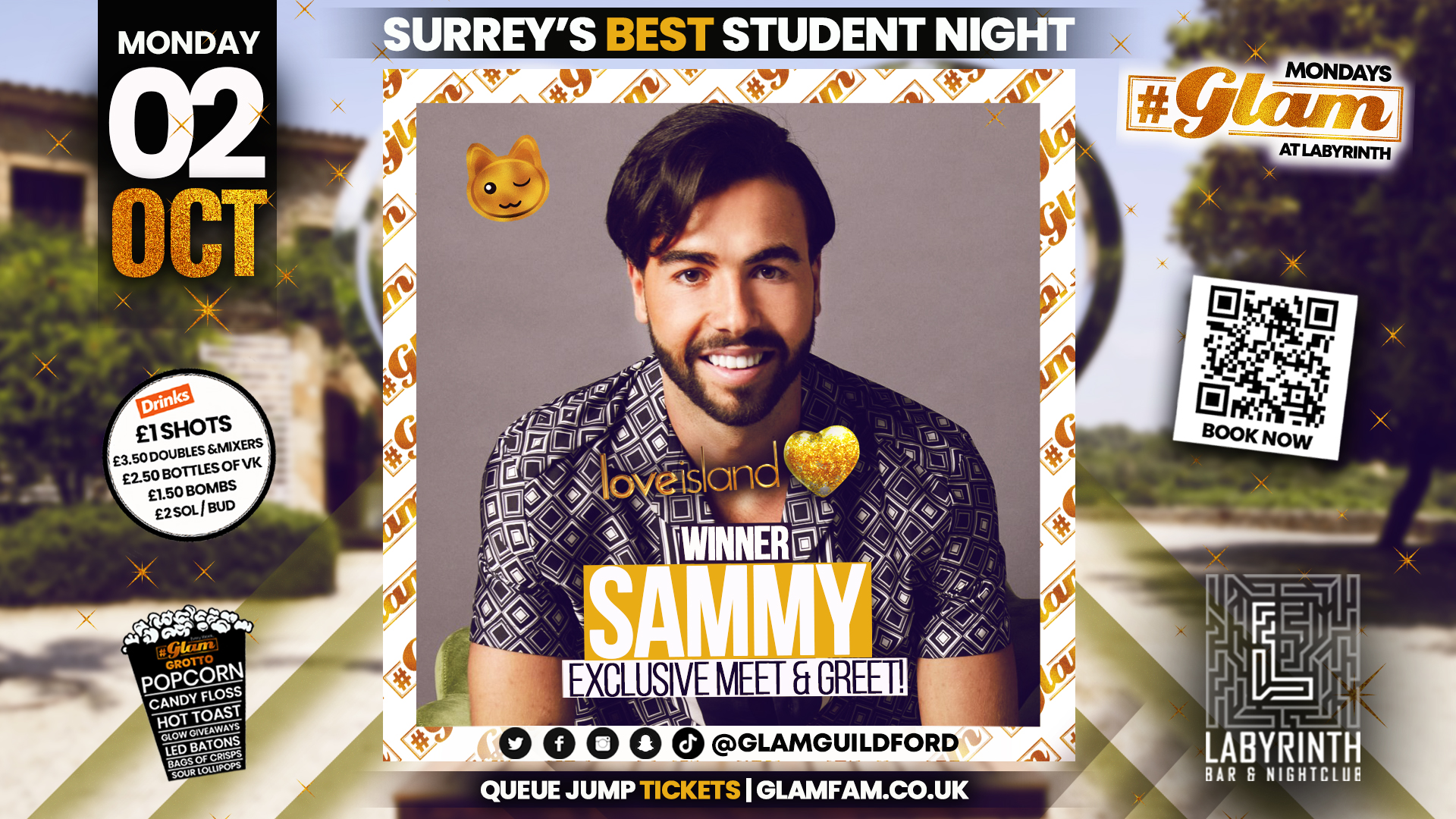 🤩 TONIGHT 🤩 GLAM – with Sammy Root | Love Island Winner Exclusive Meet & Greet