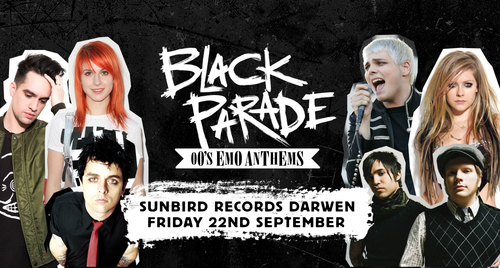 Black Parade – 00’s Emo Anthems – Friday 22nd September 2023 | Sunbird Records, Darwen