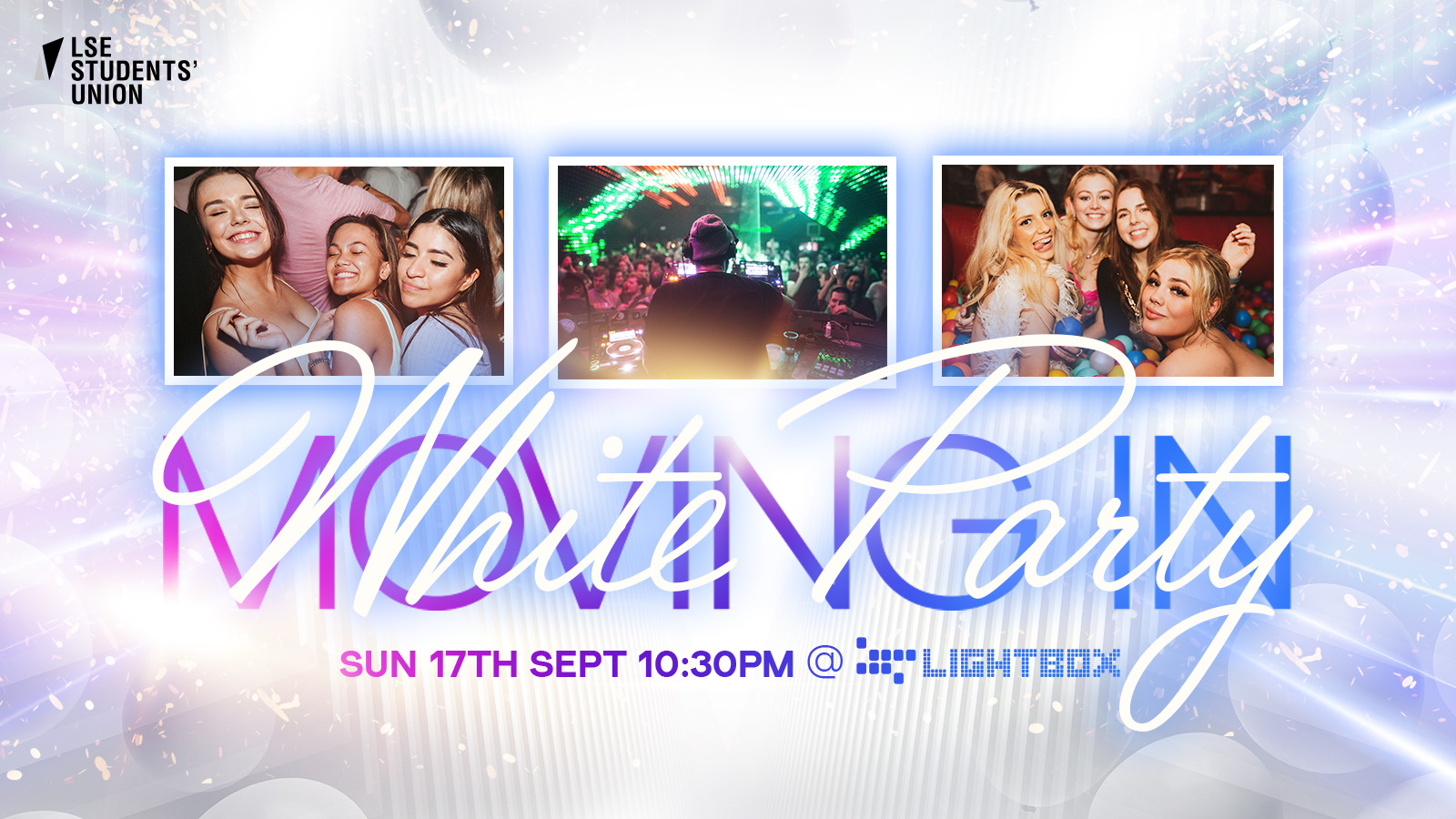 LSE Official 'All White' Party 2023 Lightbox London 🎉 at