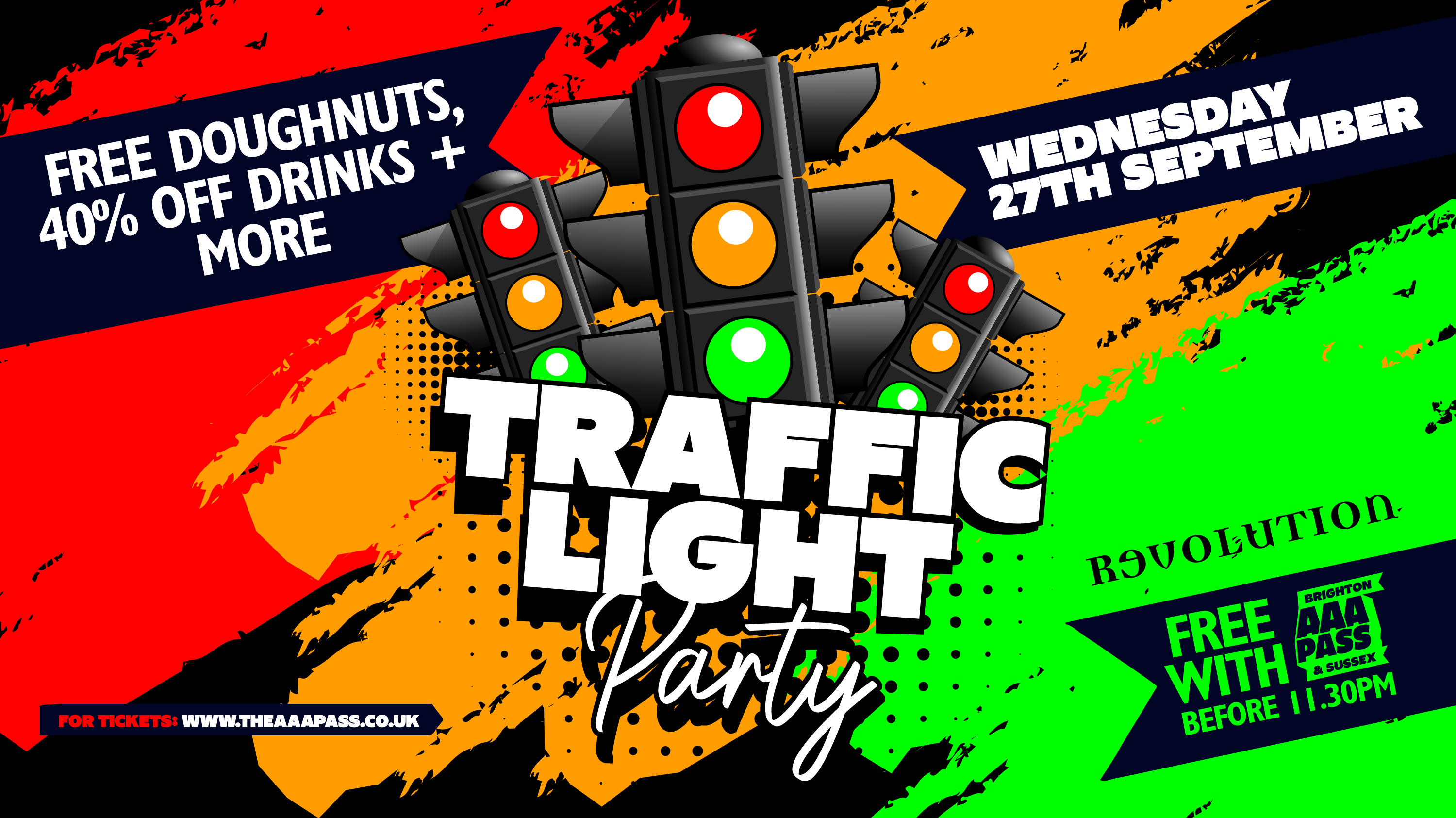 Freshers Traffic Light Party x Social Wednesdays | FREE with AAA Pass