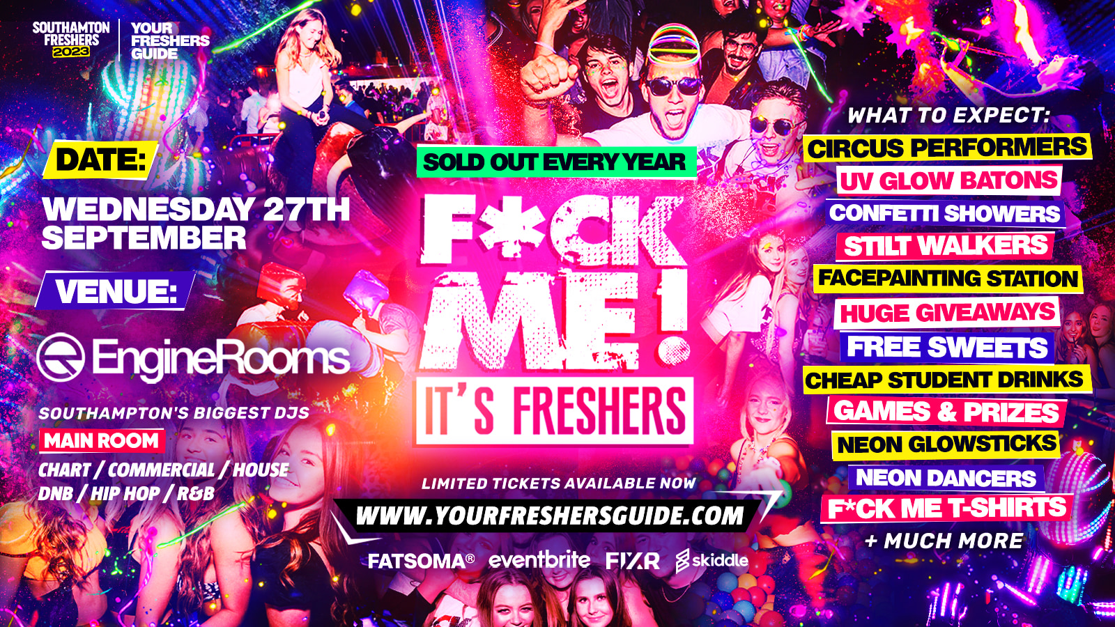 F*CK ME It’s Freshers | Southampton Freshers 2023