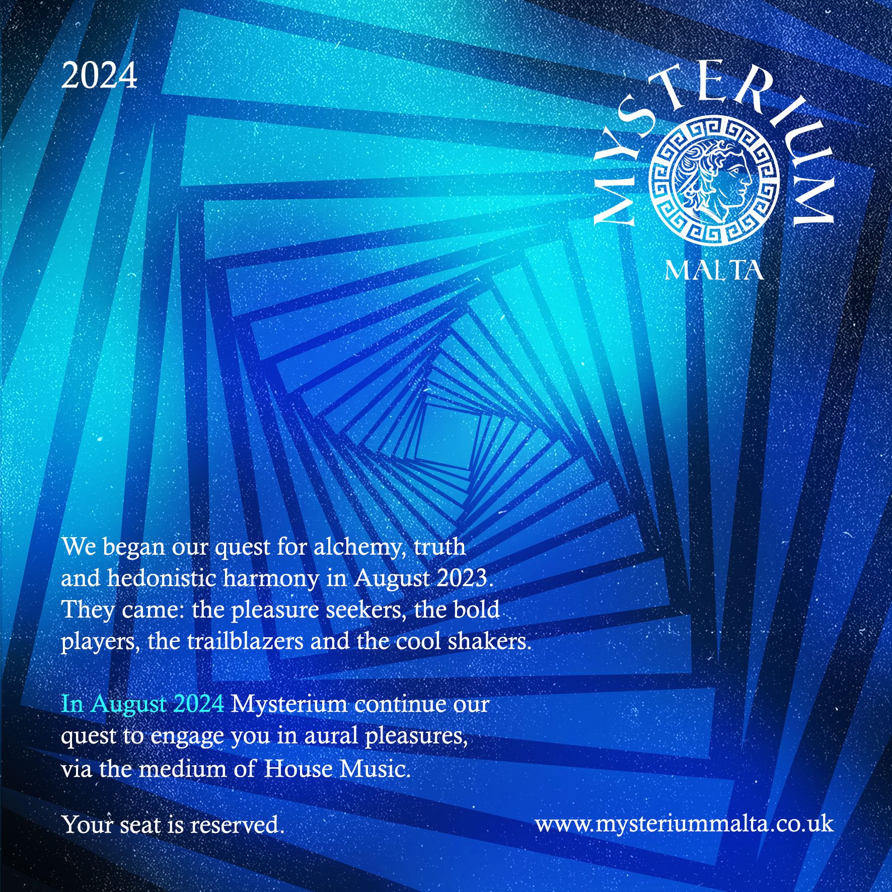 Mysterium Malta 2025 Super Early Bird Deposit at BoraBora