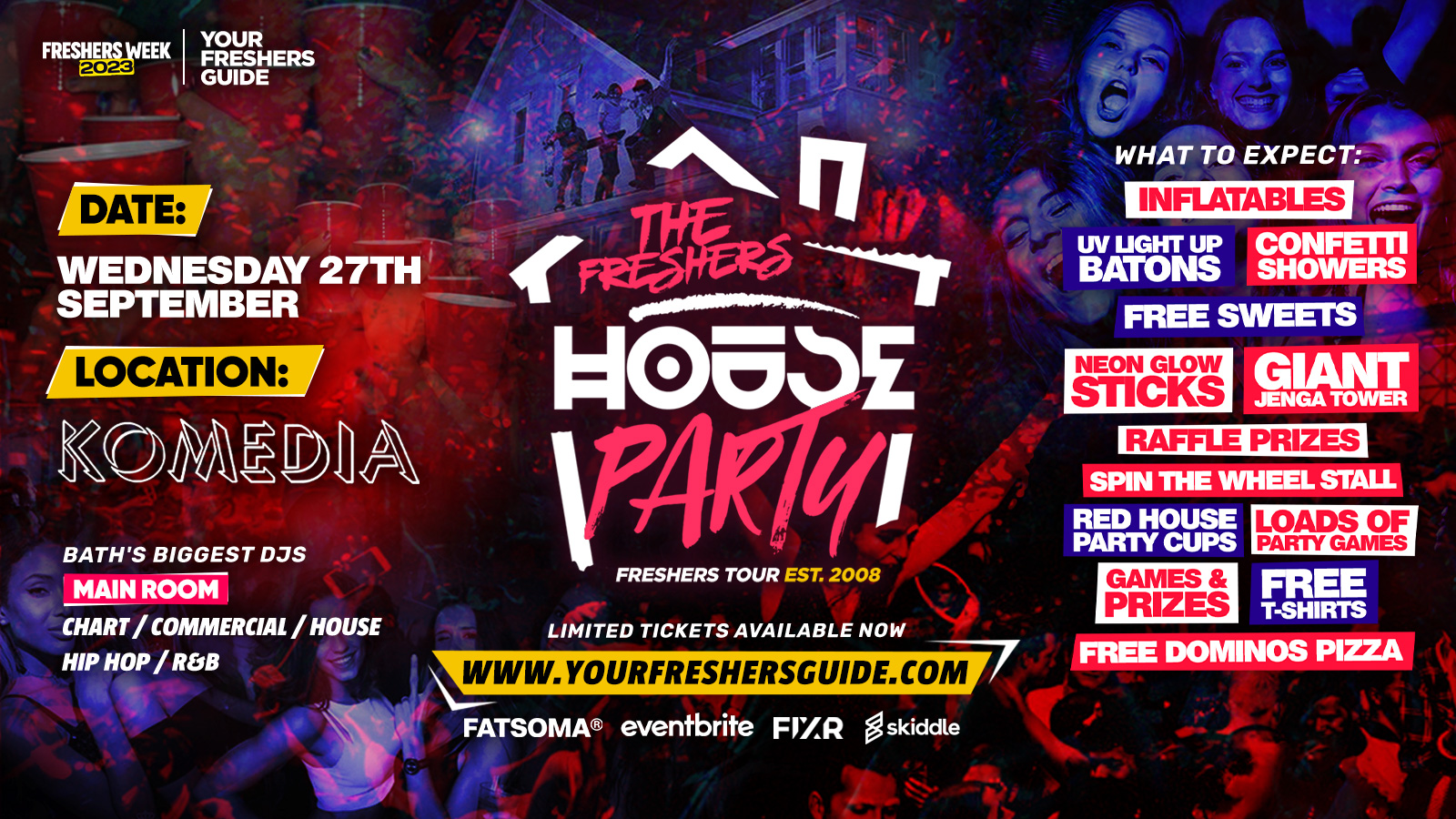 The Project X Freshers House Party – Bath Freshers 2023