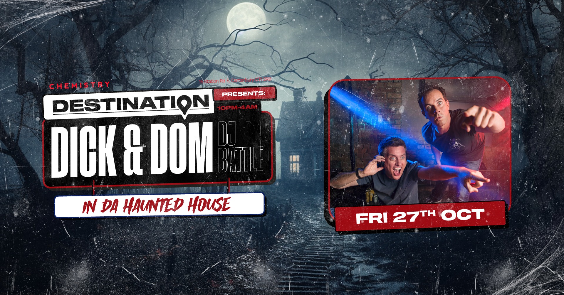 DICK & DOM DJ BATTLE ∙ In Da Haunted House (HALLOWEEN RAVE) *LAST 11 ONLINE TICKETS*