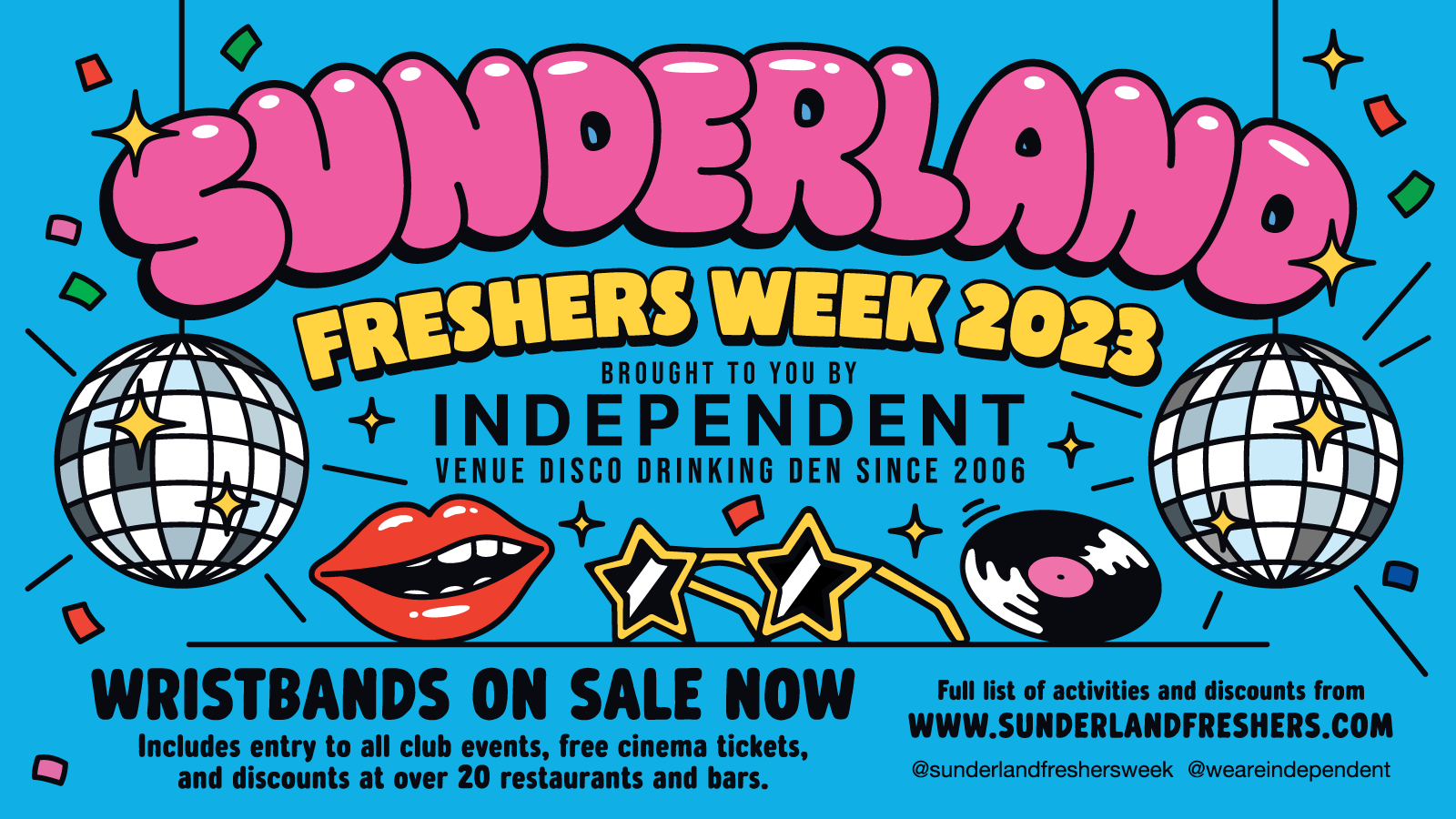 Sunderland Freshers Week 2023 – Friday Night Bar Crawl