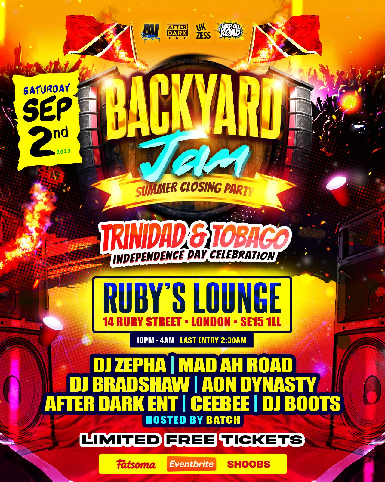 BACKYARD JAM 🇹🇹TRINIDAD & TOBAGO INDEPENDENCE DAY CELEBRATION 🇹🇹 at ...