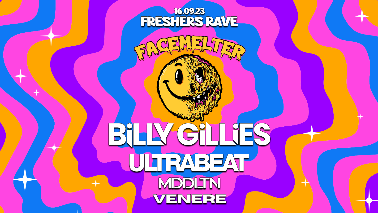 Facemelter Raves comes to LEEDS with BILLY GILLIES & ULTRABEAT