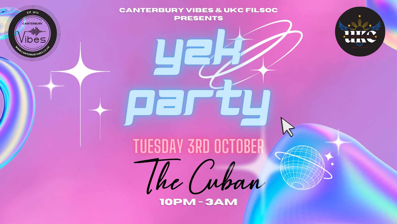 Y2K Party @ The Cuban – TICKETS available on the door