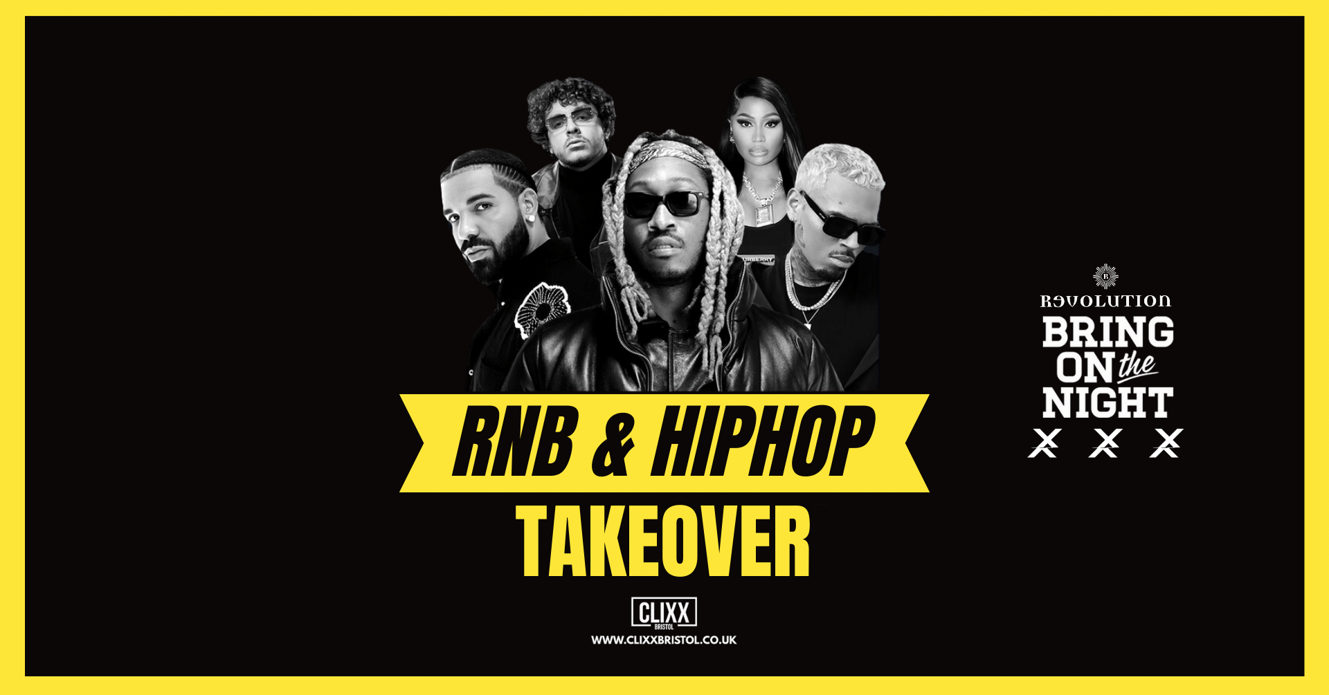 Bring On the Night  – RnB & HipHop Takeover!