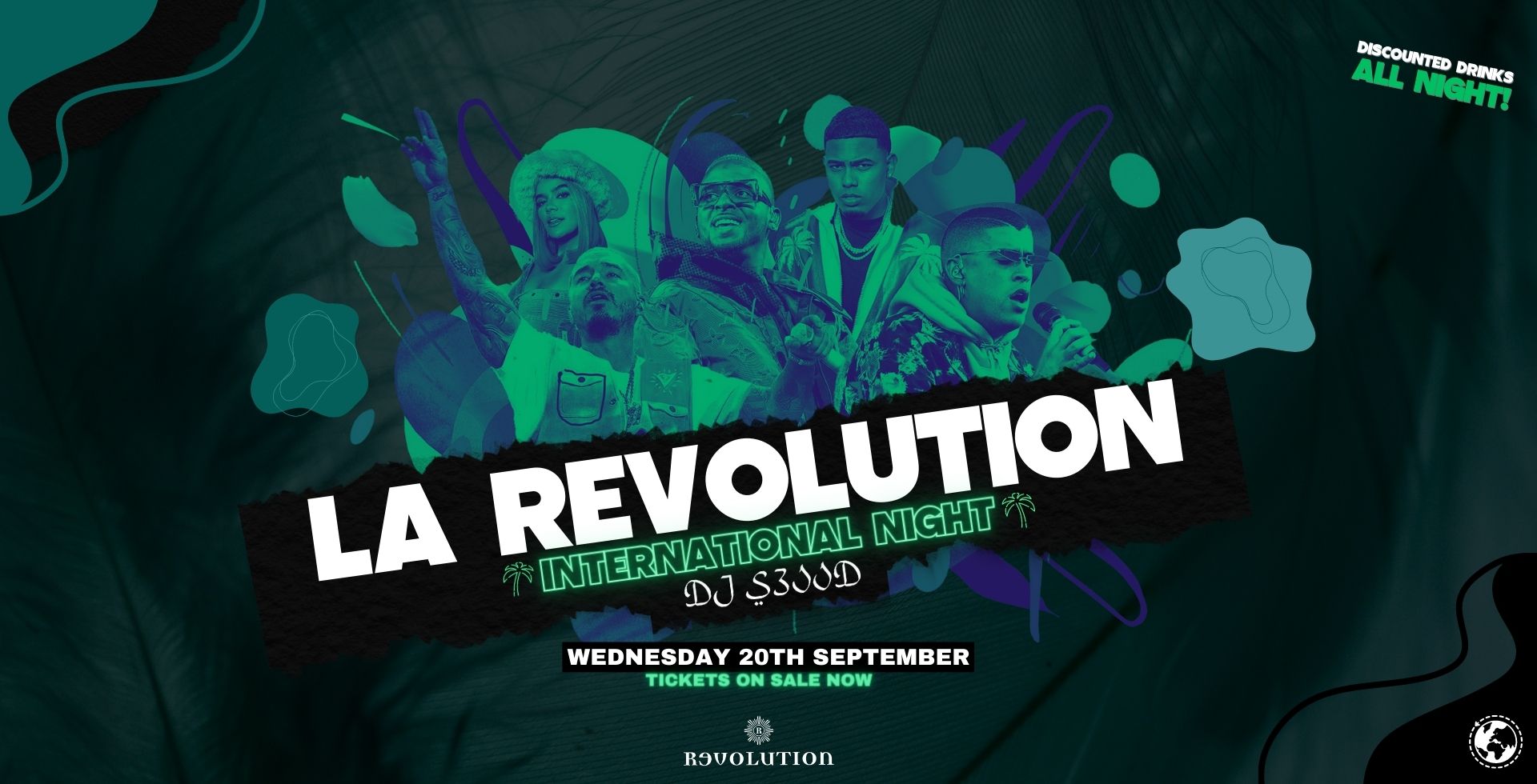 La Revolution 🔥 International Night – Reggaeton, Brazilian Rap, Arabic, French Rap, Latin House