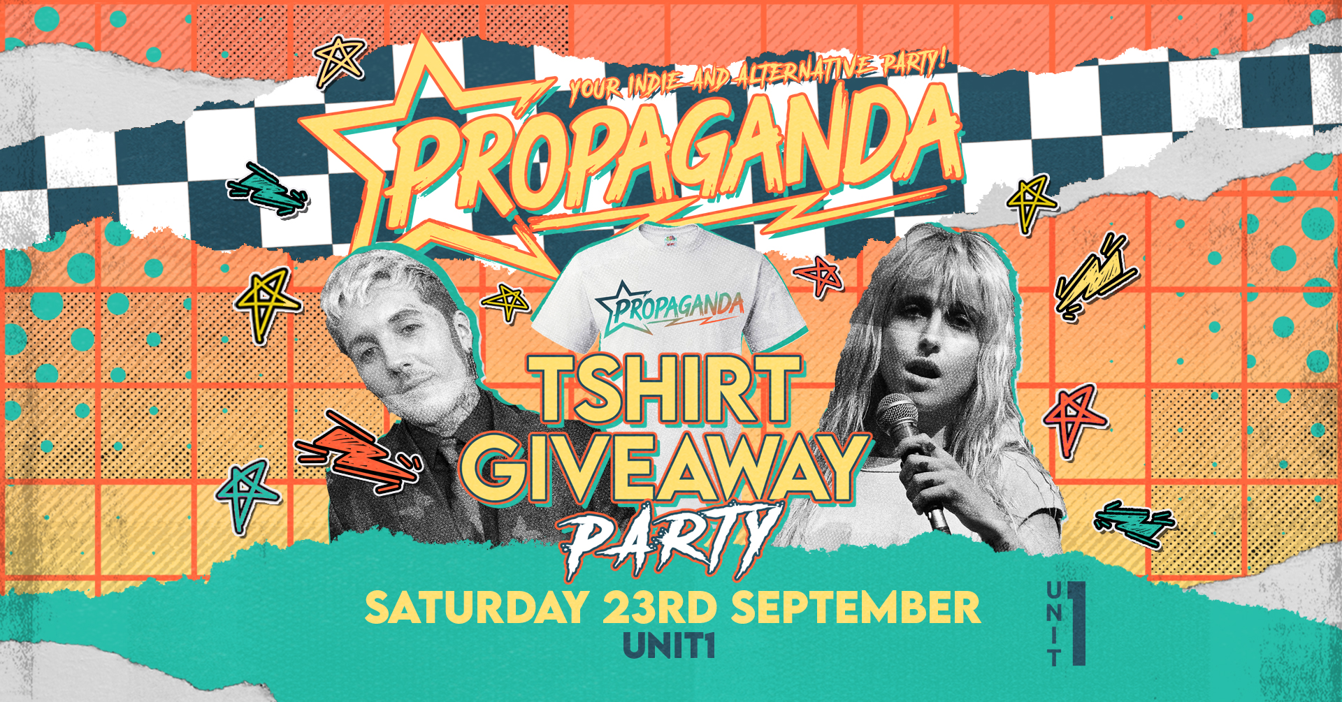 Propaganda Exeter –  Launch Party & T-Shirt Giveaway – Unit1