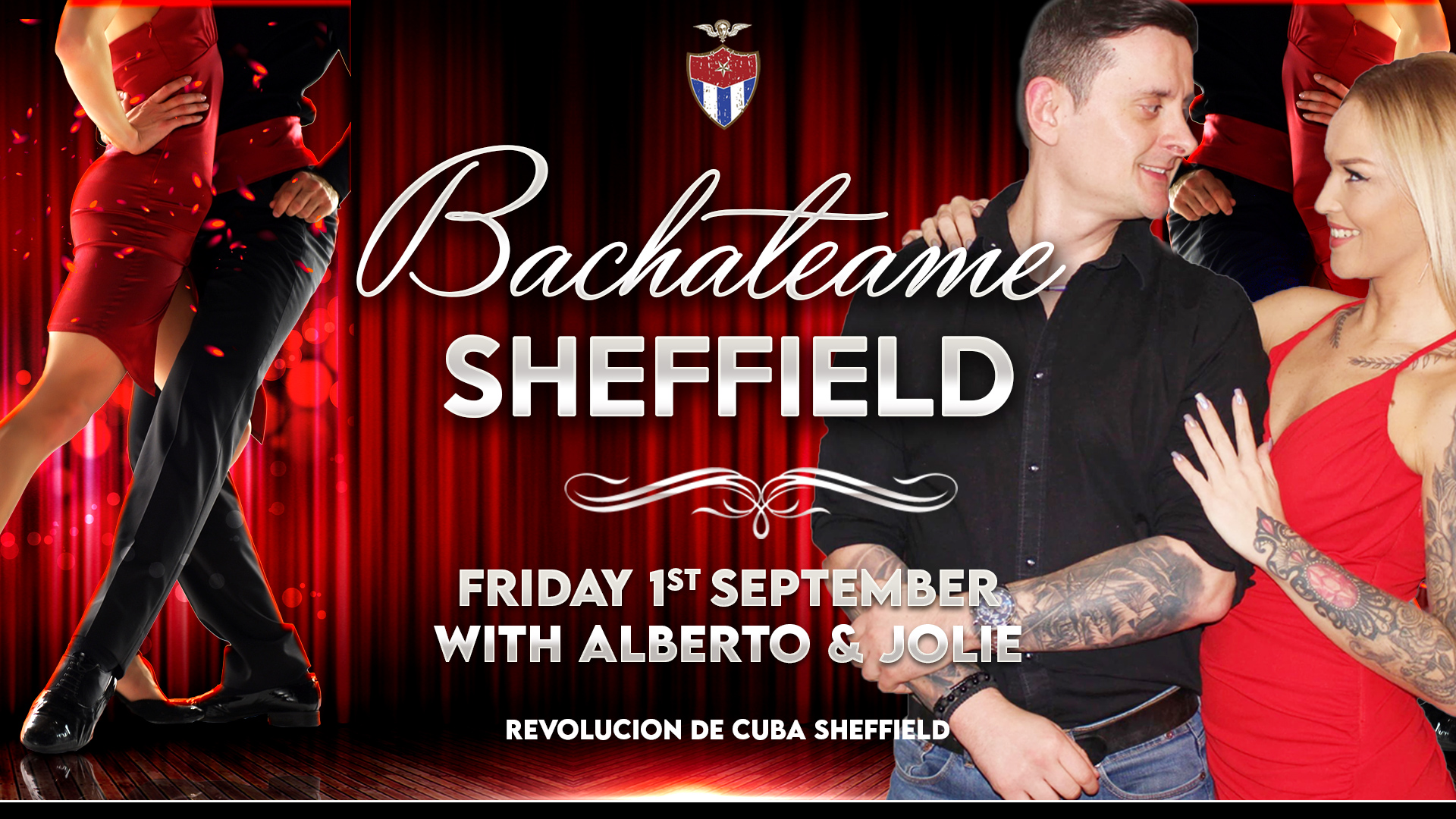 Bachateame Sheffield – with Alberto & Jolie – Friday 1st September | Revolucion De Cuba