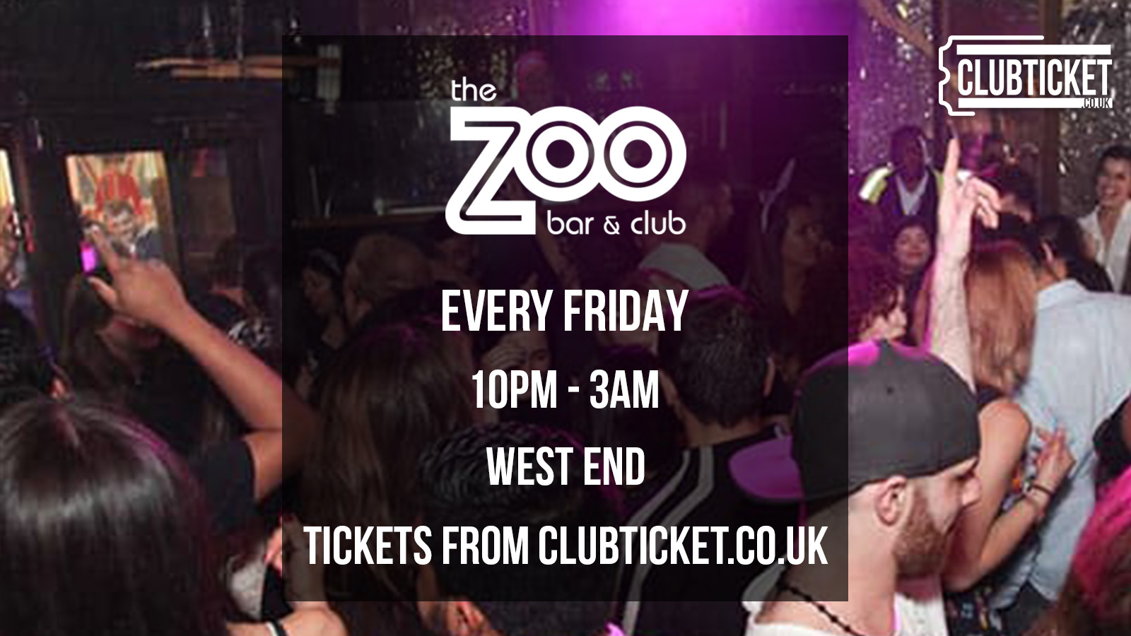 Zoo Bar & Club // Every Friday // 2 Floors of Music // Drink Deals at
