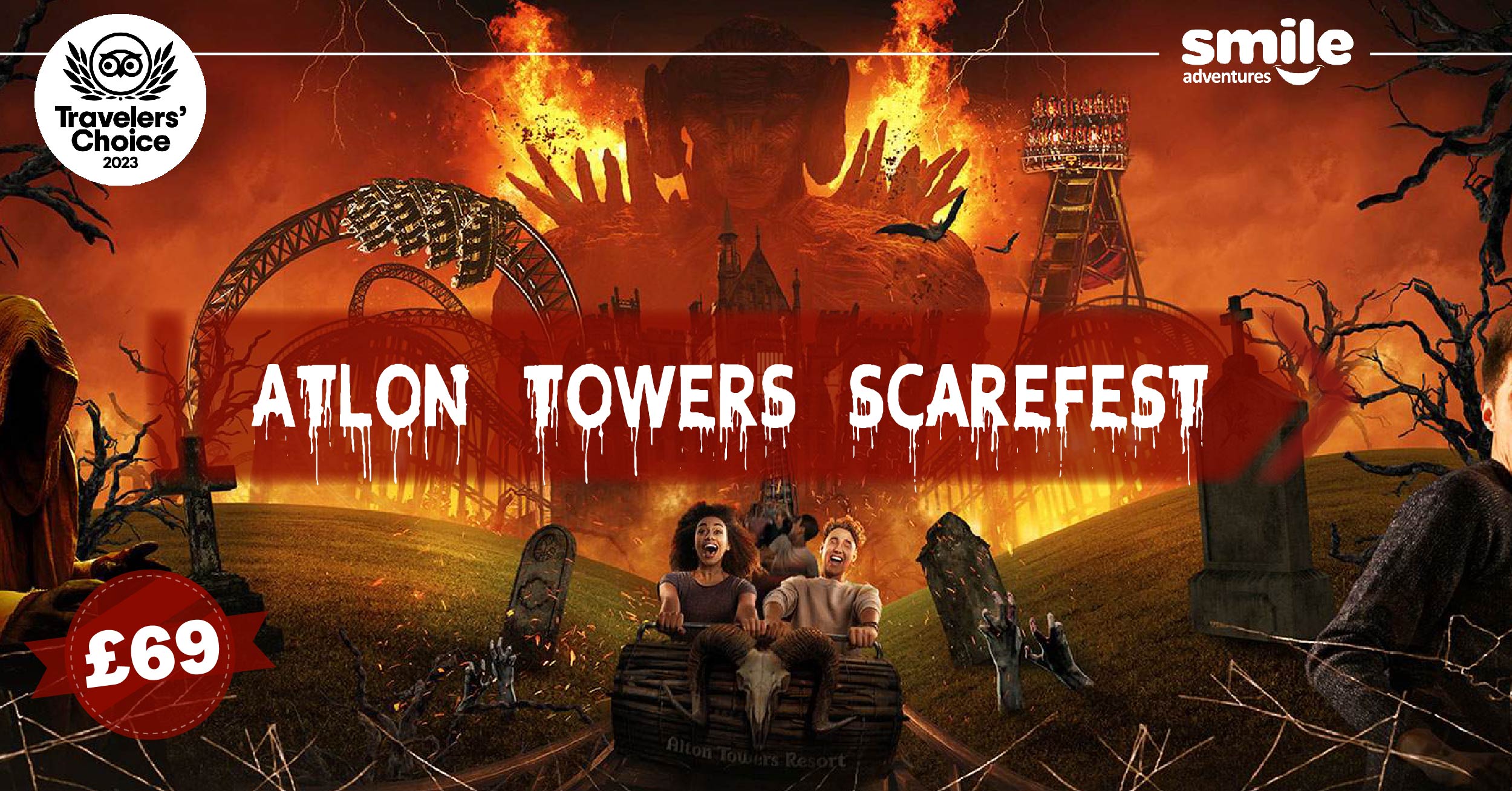 Alton Towers SCAREFEST! – From Leeds