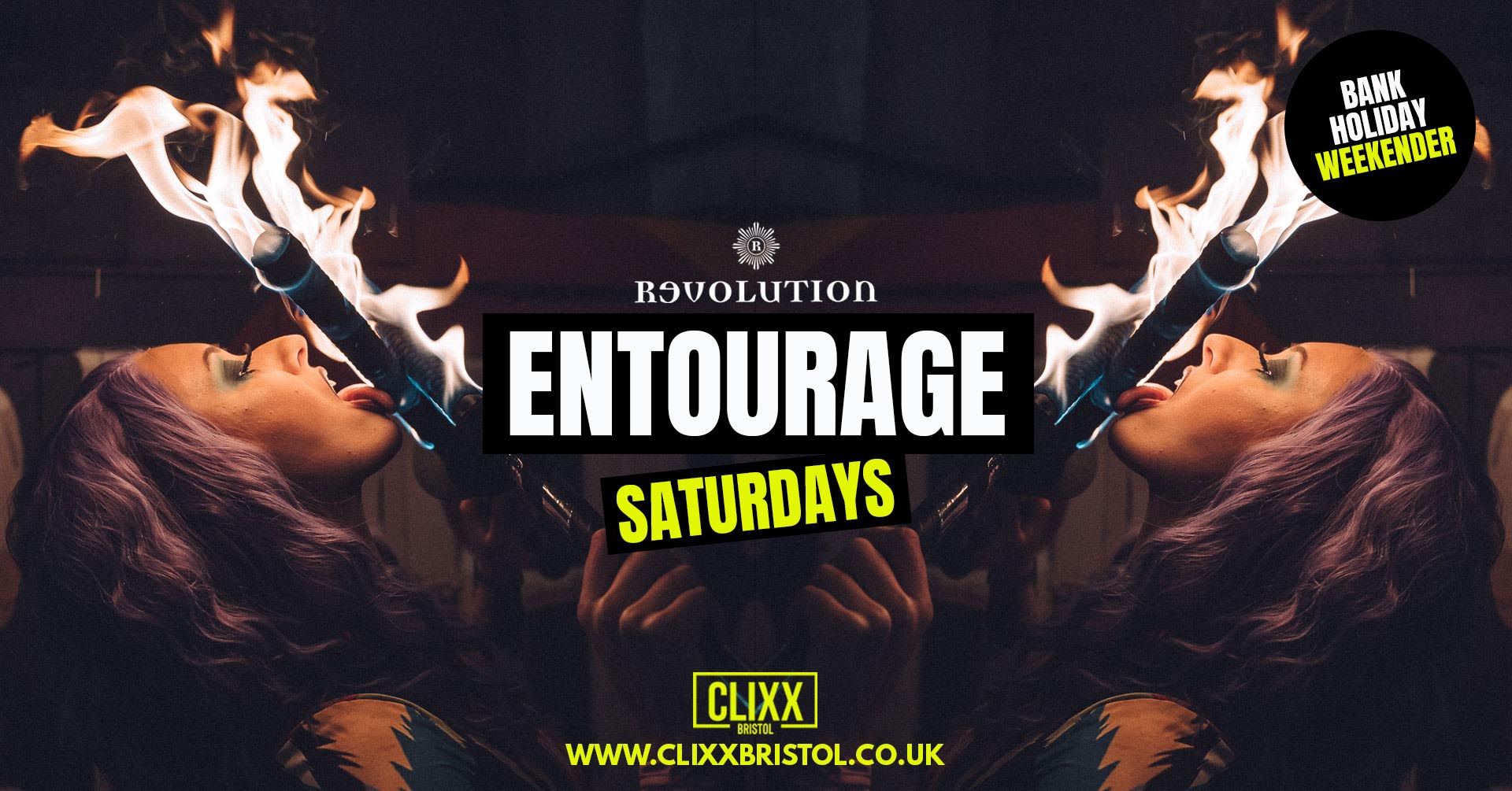 Entourage Saturdays – Bank Holiday Weekender 🔥