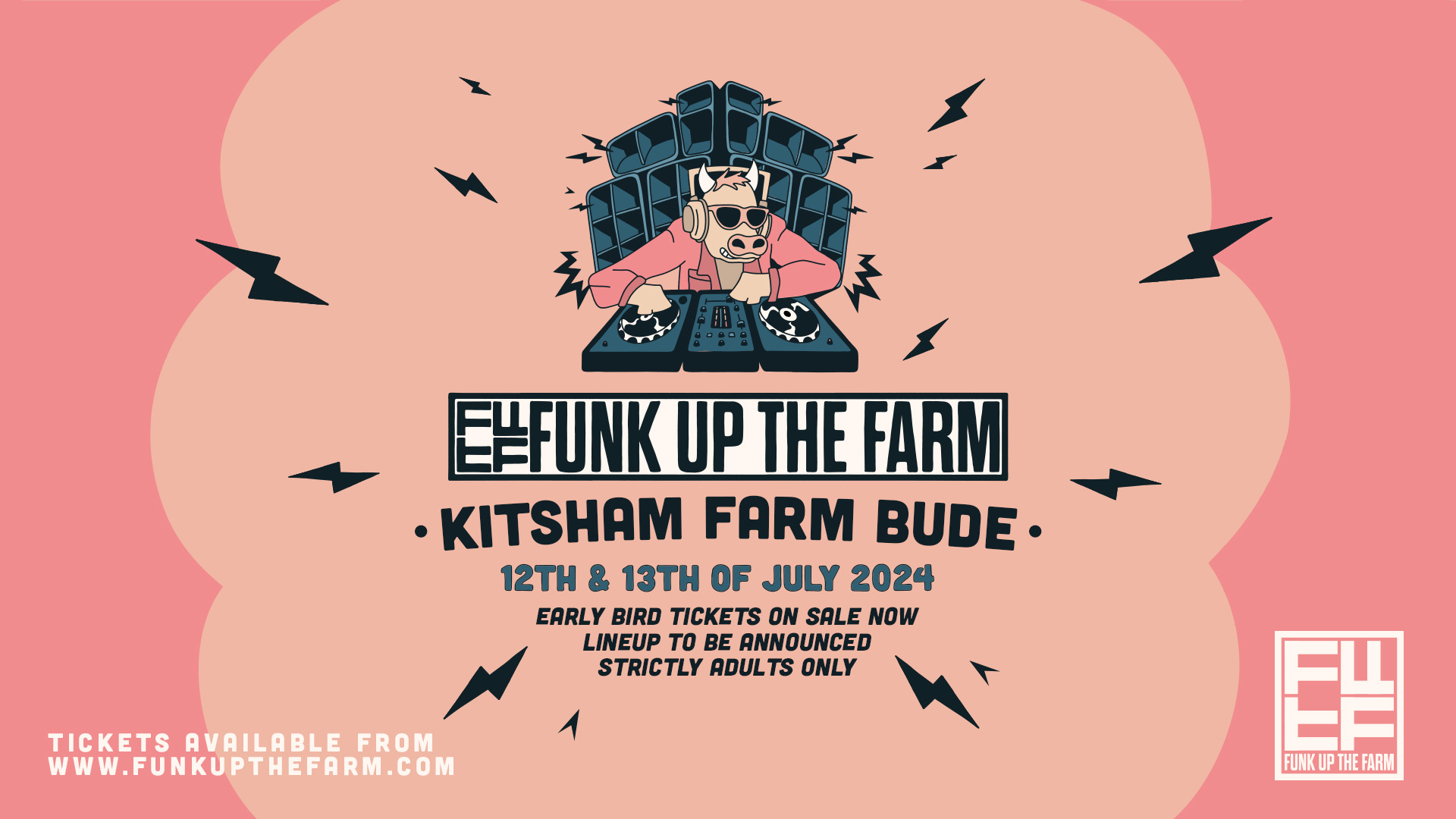 Funk Up The Farm 2024 at Kitsham Farm Holidays, Bude on 13th Jul Fatsoma