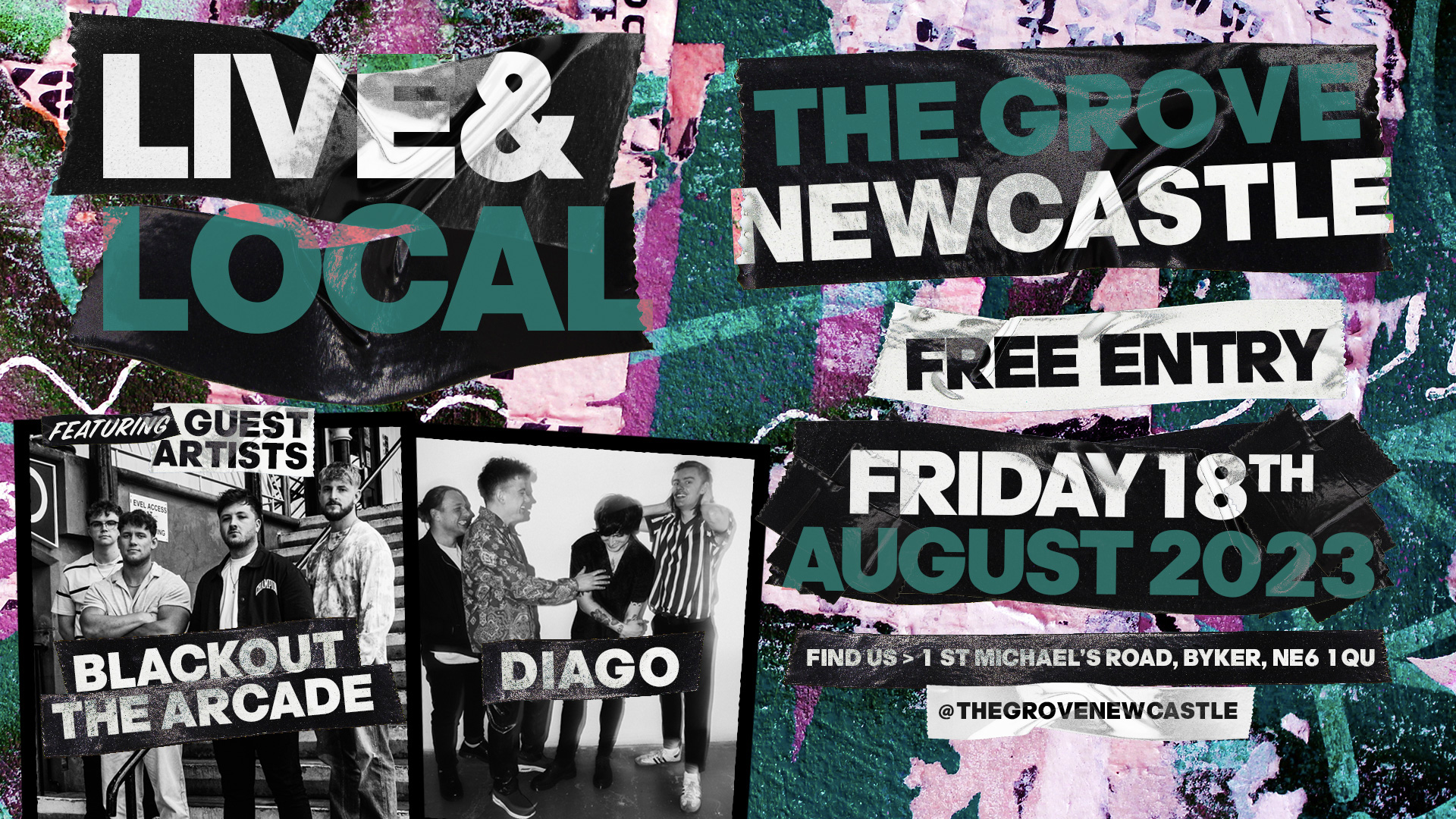 Live&Local: Diago & Blackout The Arcade