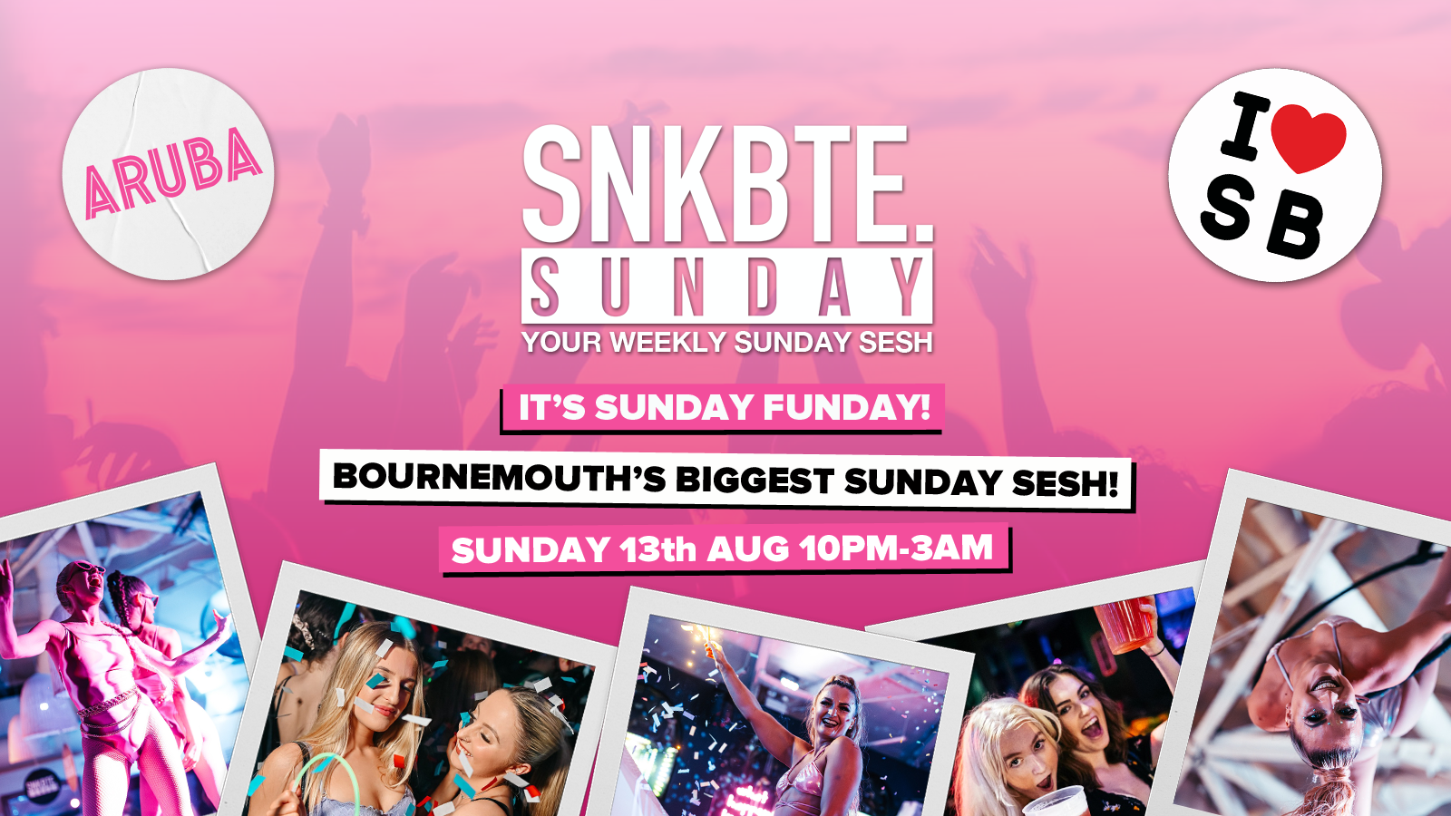 Snakebite Sundays @Aruba // It’s Sunday Funday!