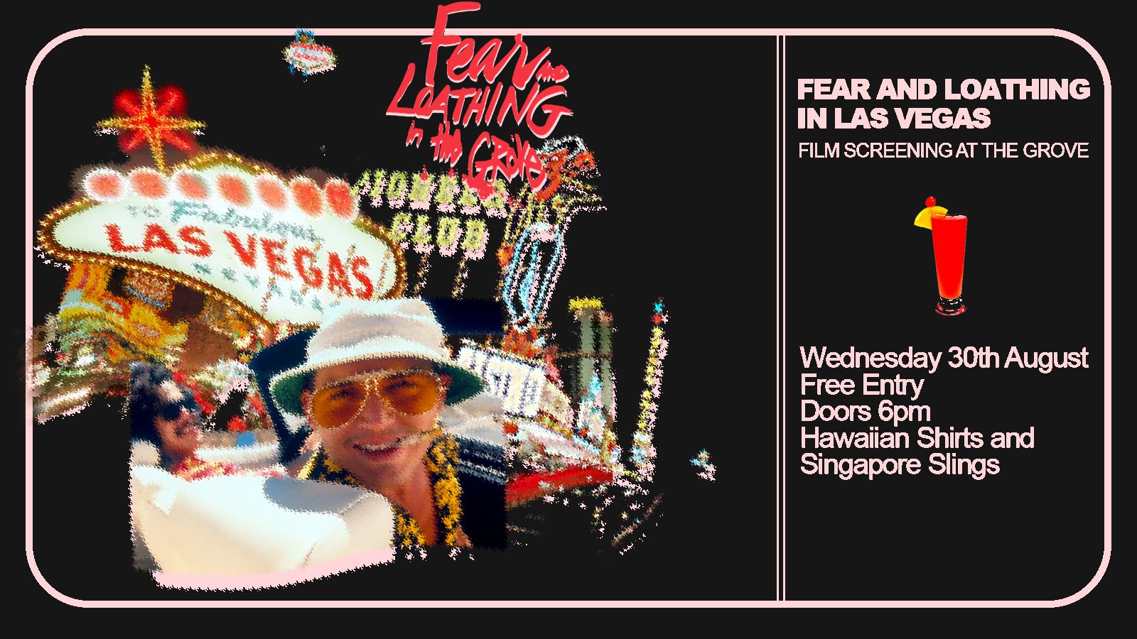 ‘Fear & Loathing In Las Vegas’ Film Night – FREE ENTRY!