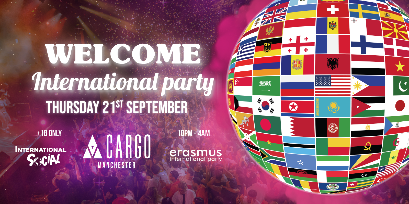 Welcome International  Party – Manchester