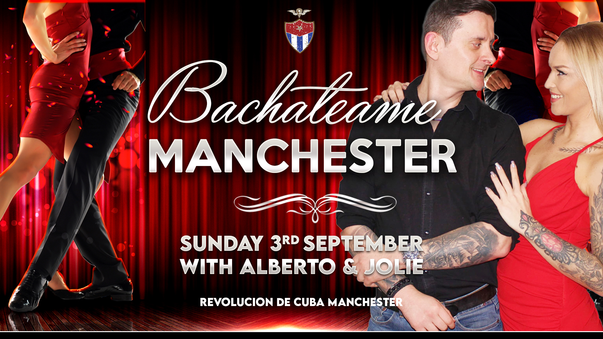 Bachateame Manchester – Sunday 3rd September | Revolucion De Cuba